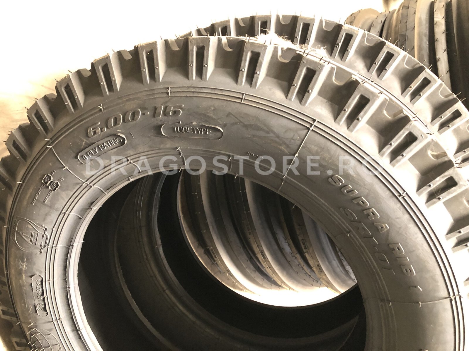 Anvelopa directie 6.00-16 KABAT SRF-01 SUPRA RIB 8PR TT - imagine 2