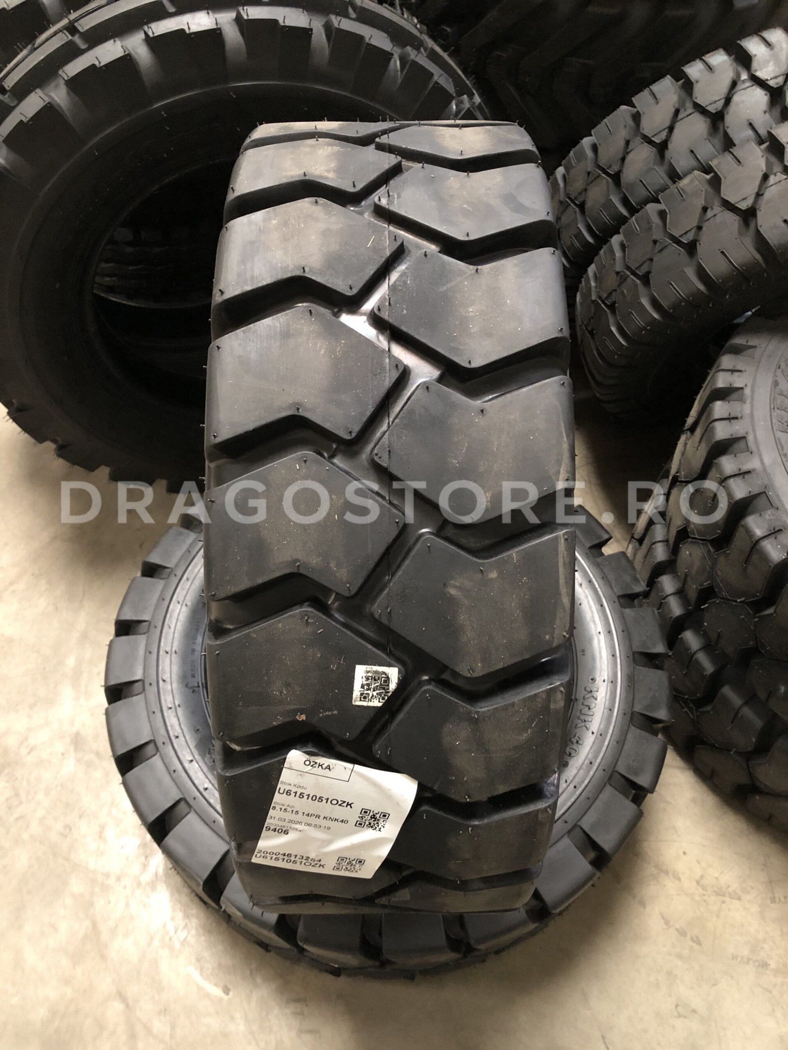 Anvelopa industriala 8.15-15 OZKA KNK40 14PR TT (28x9-15) - imagine 3